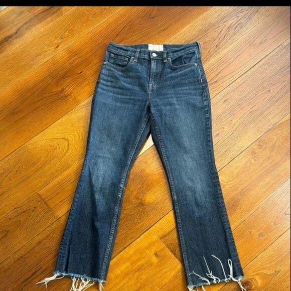 Everlane Kick Crop Flare Jeans size 27 - Picture 2 of 8